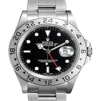 ロレックス コピー ROLEX エクスプローラーII 16570 オイスターパーペチュアル ブラック